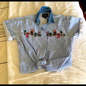 Vintage Denim Button-Down